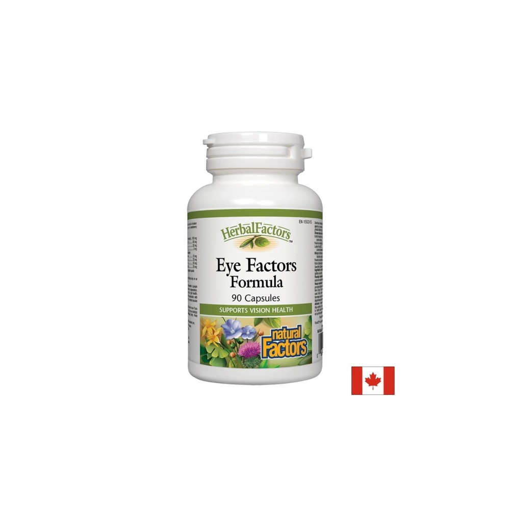 Eye Factors Formula/ Формула в подкрепа на зрението х 90 капсули Natural Factors Eye Factors Formula/ Формула в подкрепа на зрението х 90 капсули Natural Factors