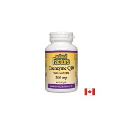 Coenzyme Q10/ Коензим Q10 200 mg х 60 софтгел капсули Natural Factors