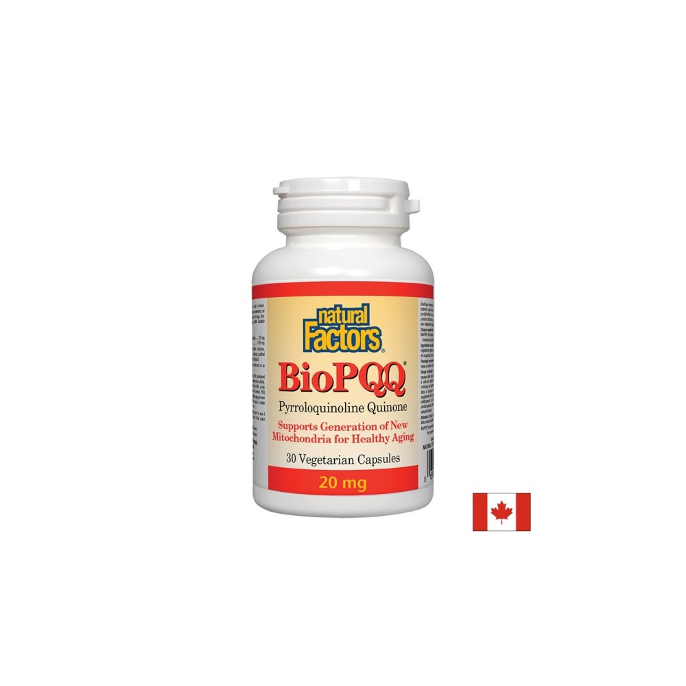 BioPQQ®/ Пиролоквинолин квинон 20 mg х 30 капсули Natural Factors