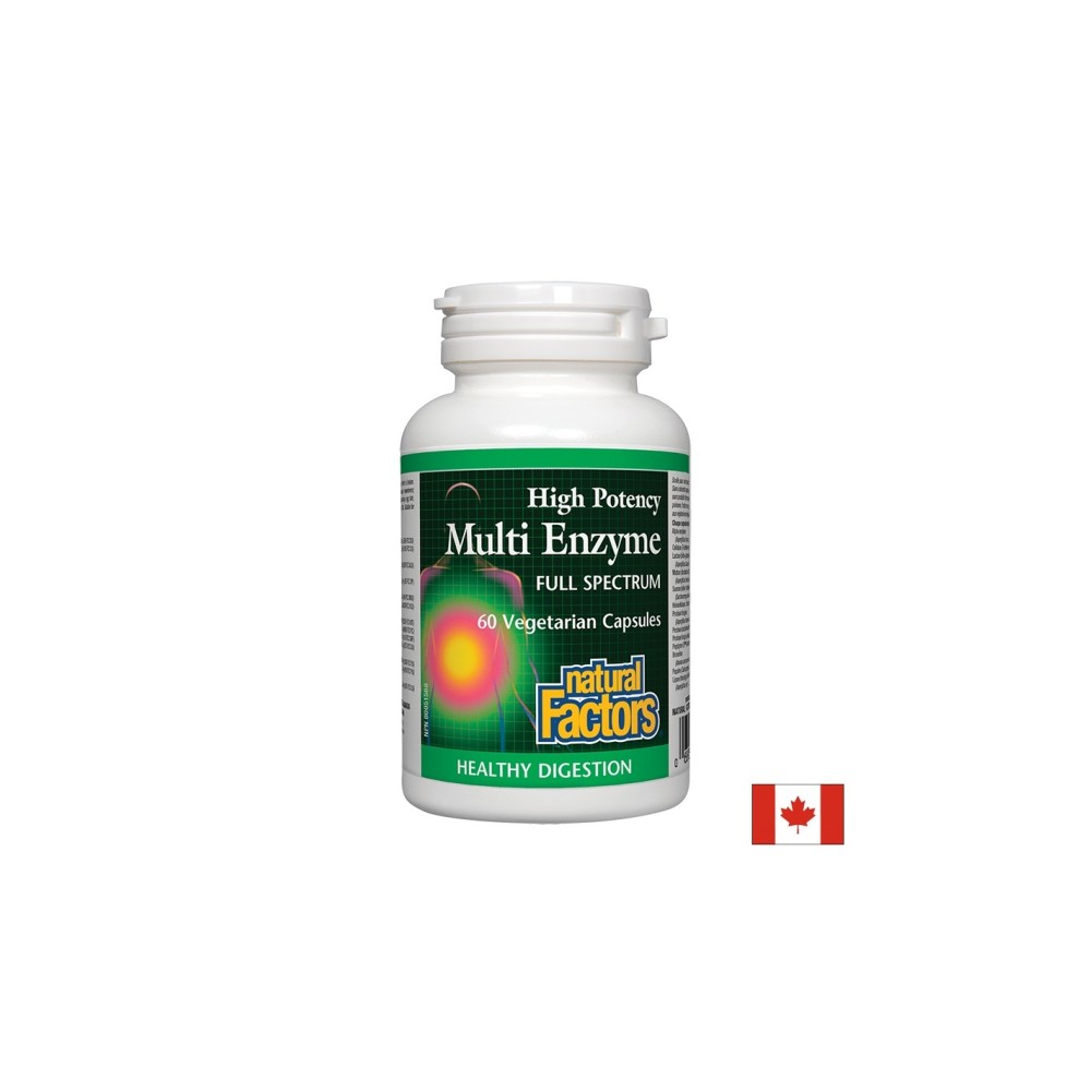 Multi Enzyme Full Spectrum/ Мулти ензими х 60 капсули Natural Factors Multi Enzyme Full Spectrum/ Мулти ензими х 60 капсули Natural Factors