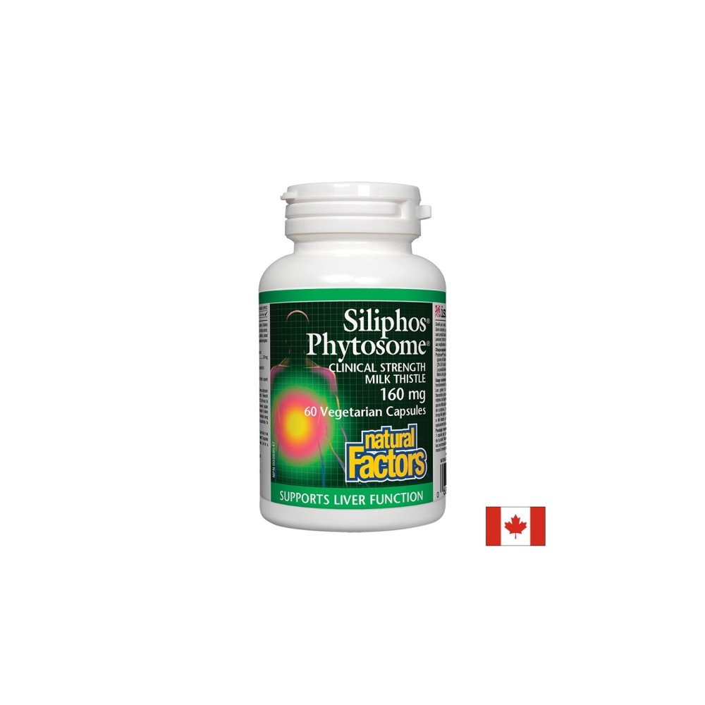 Siliphos® Phytosome®/ Силифос® Бял трън 160 mg x 60 капсули Natural Factors Siliphos® Phytosome®/ Силифос® Бял трън 160 mg x 60 капсули Natural Factors