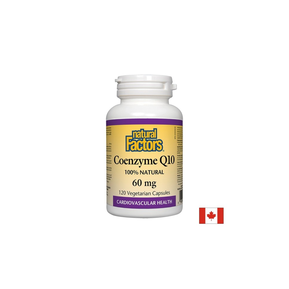 Coenzyme Q10/ Коензим Q10 60 mg x 120 капсули Natural Factors