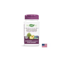 Черен дроб и жлъчен мехур - Артишок, 450 mg, 60 капсули Nature’s Way