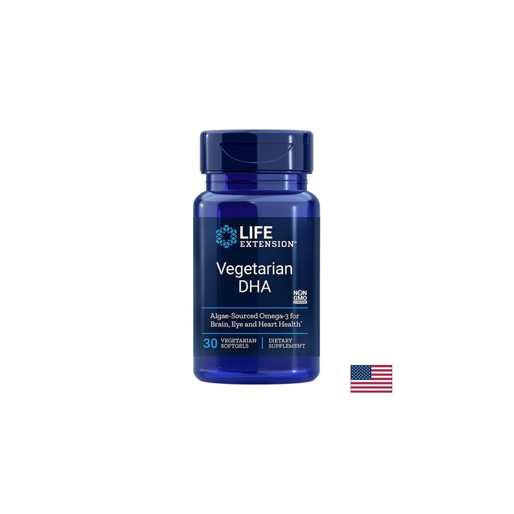 Vegetarian DHA / Растителна DHA 200 mg х 30 софтгел капсули Vegetarian DHA / Растителна DHA 200 mg х 30 софтгел капсули
