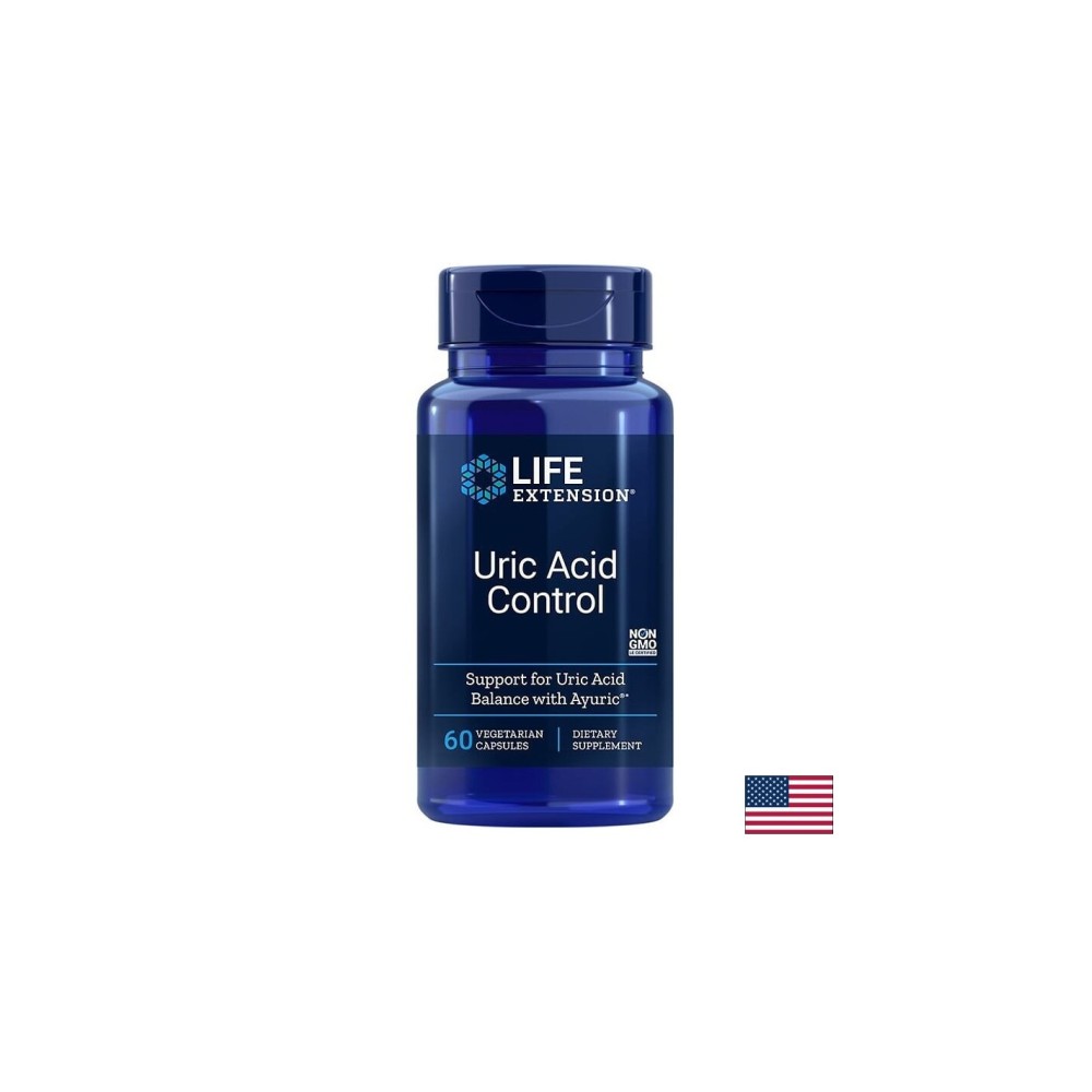 Контрол на пикочната киселина - Uric Acid Control, 500 mg х 60 капсули Контрол на пикочната киселина - Uric Acid Control, 500 mg х 60 капсули
