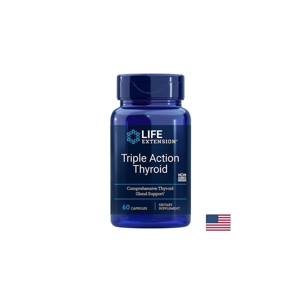 Triple Action Thyroid/ Тироидна подкрепа х 60 капсули Triple Action Thyroid/ Тироидна подкрепа х 60 капсули