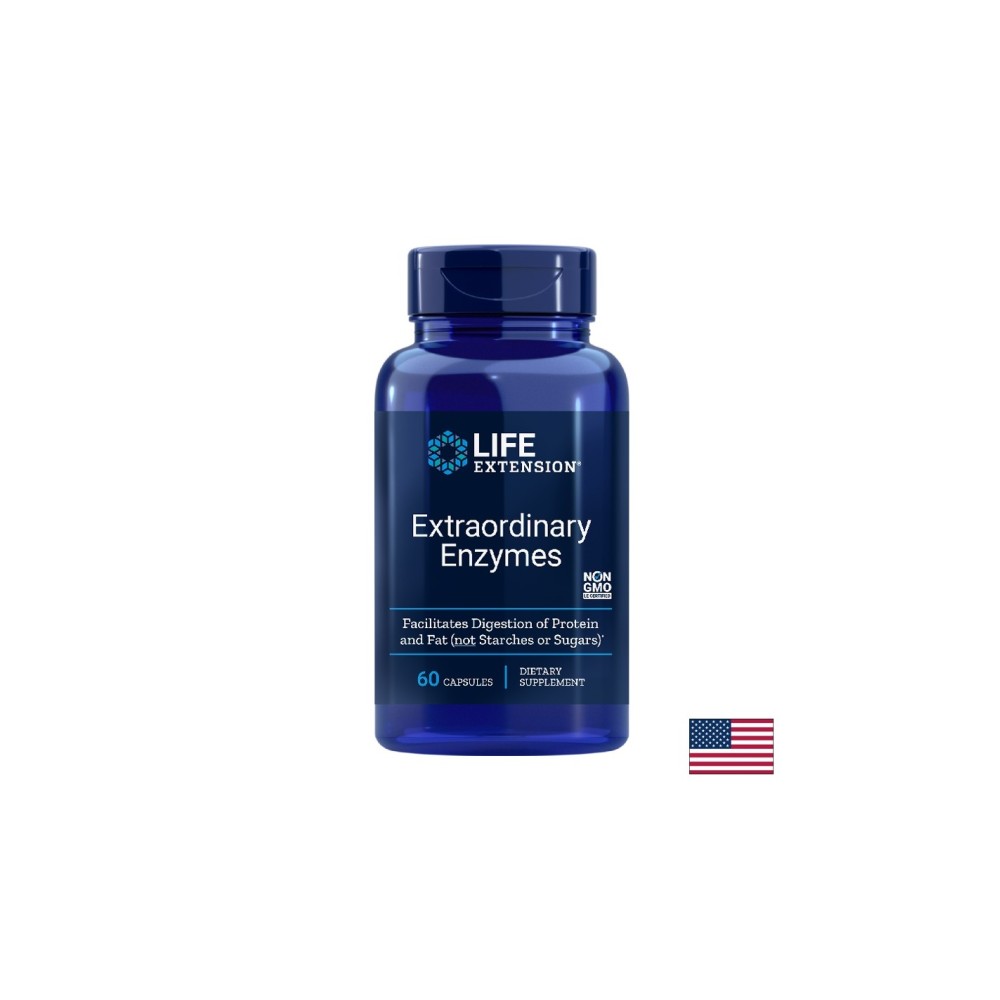 Extraordinary Enzymes/ Храносмилателни ензими х 60 капсули