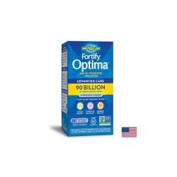Fortify Optima® Advanced Care Age 50+ Фортифай Оптима пробиотик + пребиотици, 90 милиарда активни пробиотици, 30 капсули Nature’s Way