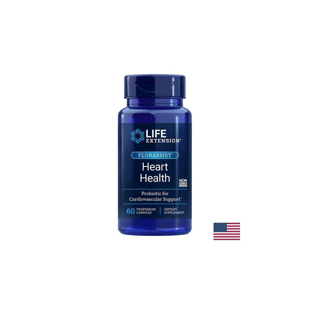 Florassist® Heart Health Probiotic/ Пробиотик в подкрепа на сърцето х 60 капсули Florassist® Heart Health Probiotic/ Пробиотик в подкрепа на сърцето х 60 капсули