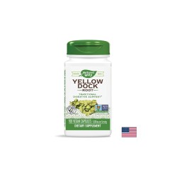 Yellow Dock Root - Къдрав лапад (корен) 500 mg, 100 капсули Nature’s Way