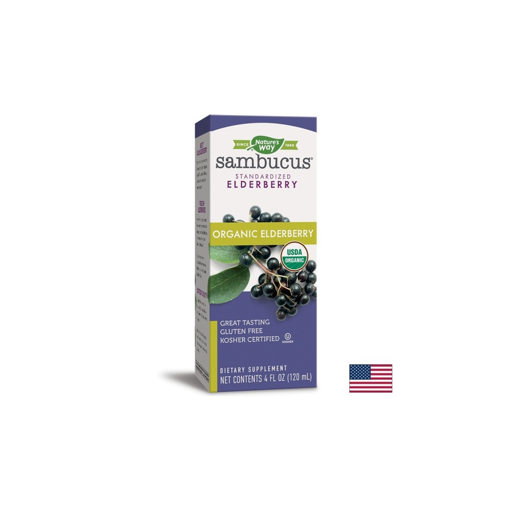 Sambucus Organic Syrup / Самбукус Оргáник сироп x 120 ml Nature’s Way Sambucus Organic Syrup / Самбукус Оргáник сироп x 120 ml Nature’s Way