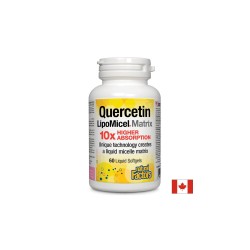 Quercetin LipoMicel Matrix 10 X Higher Absorption/ Кверцетин 250 mg x 60 софтгел капсули Natural Factors