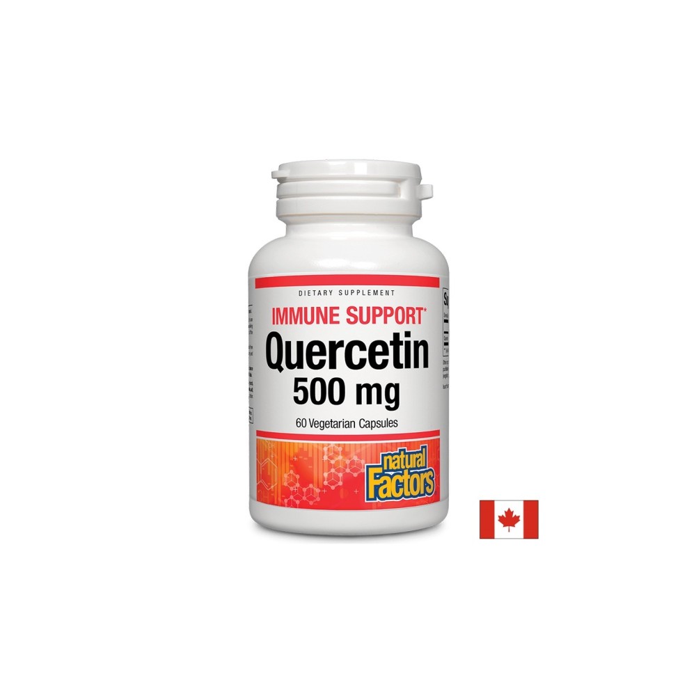 Immune Support Quercetin / Кверцетин 500 mg х 60 капсули Natural Factors Immune Support Quercetin / Кверцетин 500 mg х 60 капсули Natural Factors