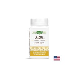 Zinc Lozenges/ Цинк с Ехинацея и Витамин С х 60 таблетки за смучене Nature’s Way