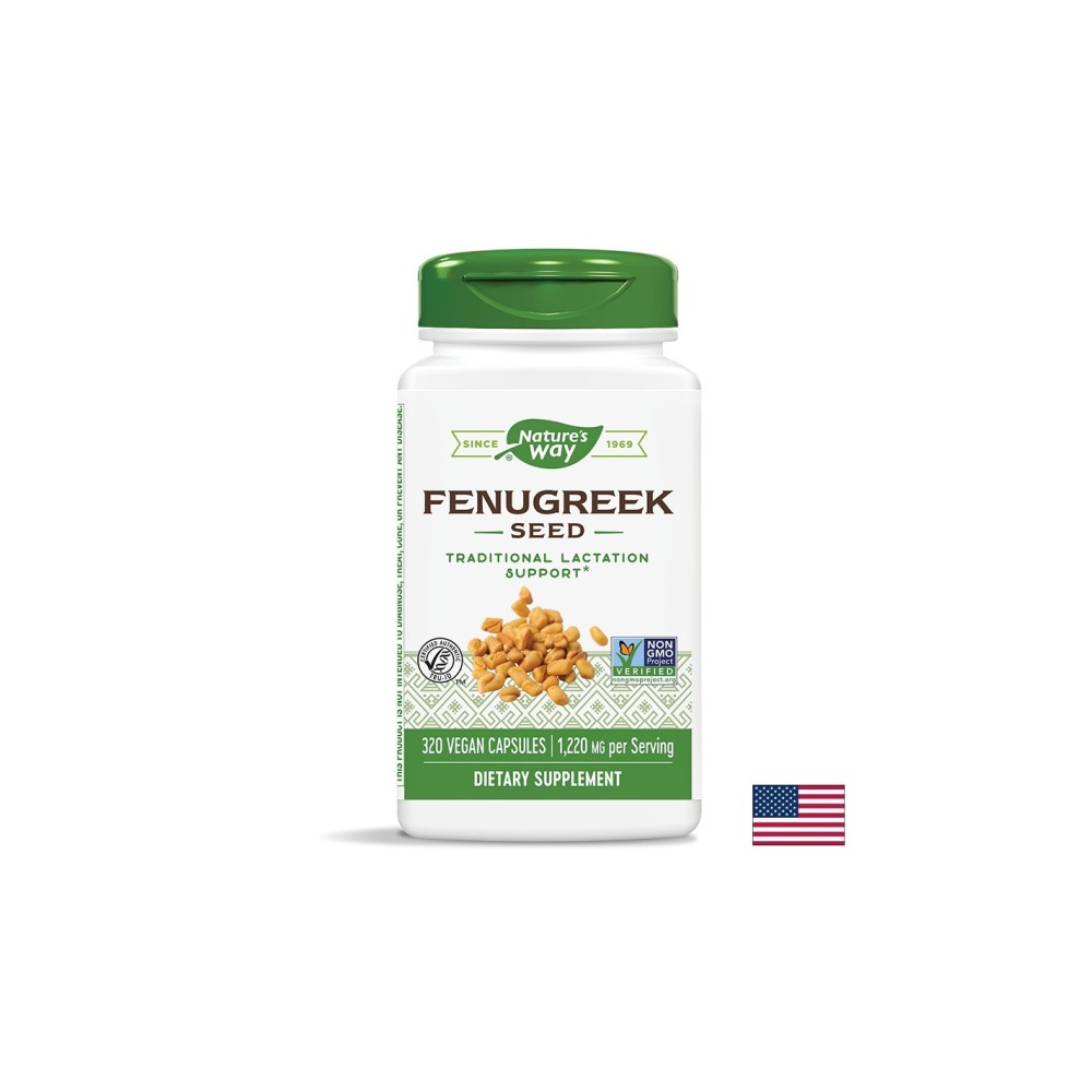 Fenugreek Seed / Сминдух (семена) 610 mg х 320 капсули Nature’s Way Fenugreek Seed / Сминдух (семена) 610 mg х 320 капсули Nature’s Way