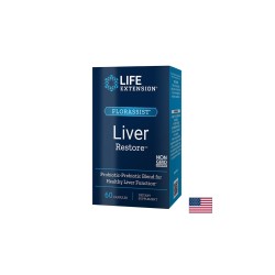 Florassist® Liver Restore/ Пробиотик в подкрепа на черния дроб х 60 капсули
