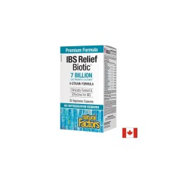 IBS Relief Biotic™ / Мултипробиотик 4 щама, 7 млрд. активни пробиотици x 30  капсули Natural Factors