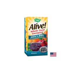 Alive Men’s 50+ / Aлайв! Mултивитамини за мъже 50+, 30 таблетки Nature’s Way