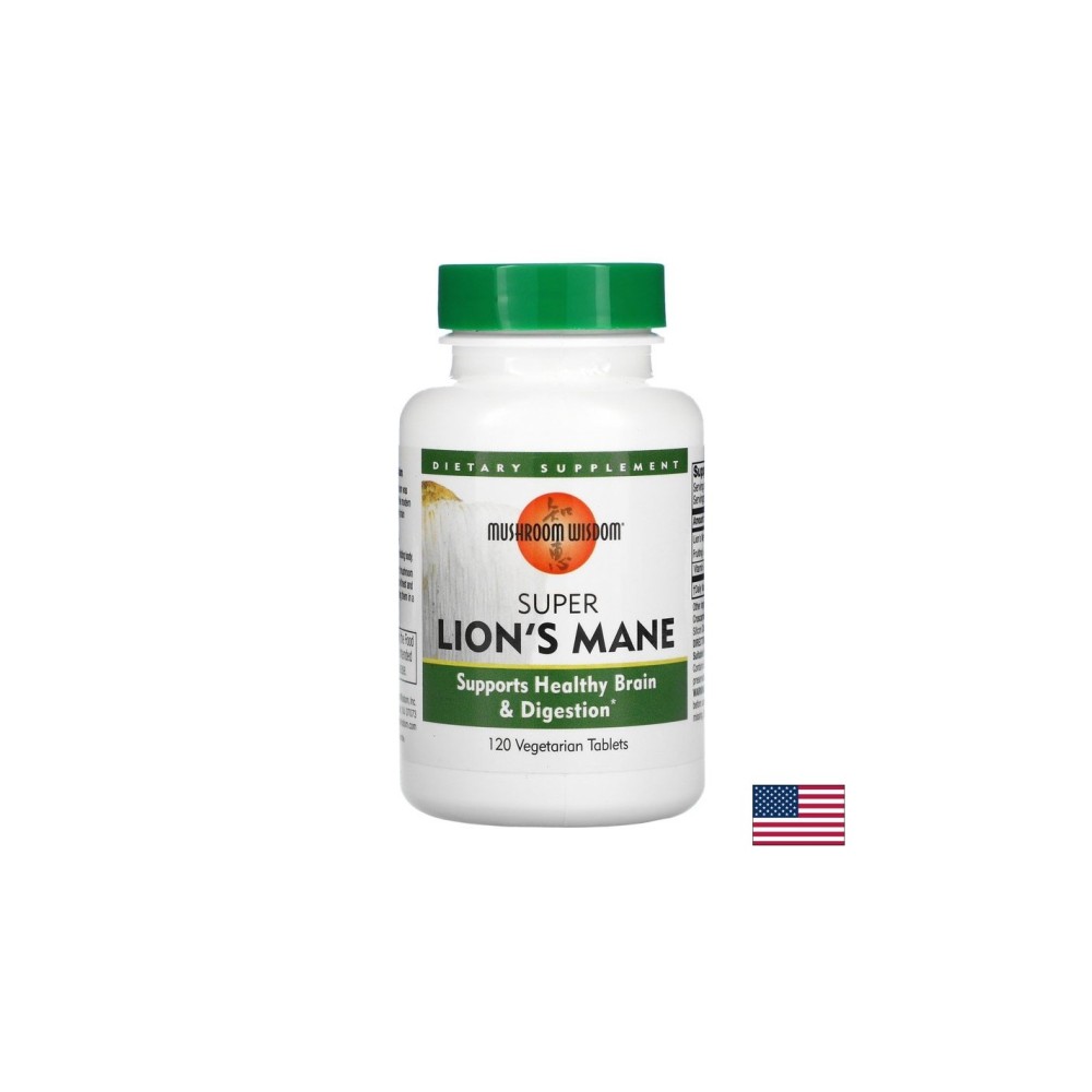 Super Lions Mane / Супер лъвска грива, 120 таблетки Natural Factors Super Lions Mane / Супер лъвска грива, 120 таблетки Natural Factors