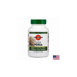 Бъбреци и уринарен тракт - Пория-медицинска гъба - Super Poria 125 mg, 120 таблетки Mushroom Wisdom