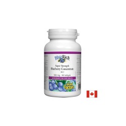 BlueRich® Super Strength Blueberry Concentrate / Синя боровинка супер концентрат, 500 mg, 90 капсули Natural Factors