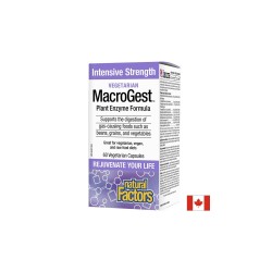 MacroGest™ Plant Enzyme Formula - Храносмилателни ензими, 60 капсули Natural Factors