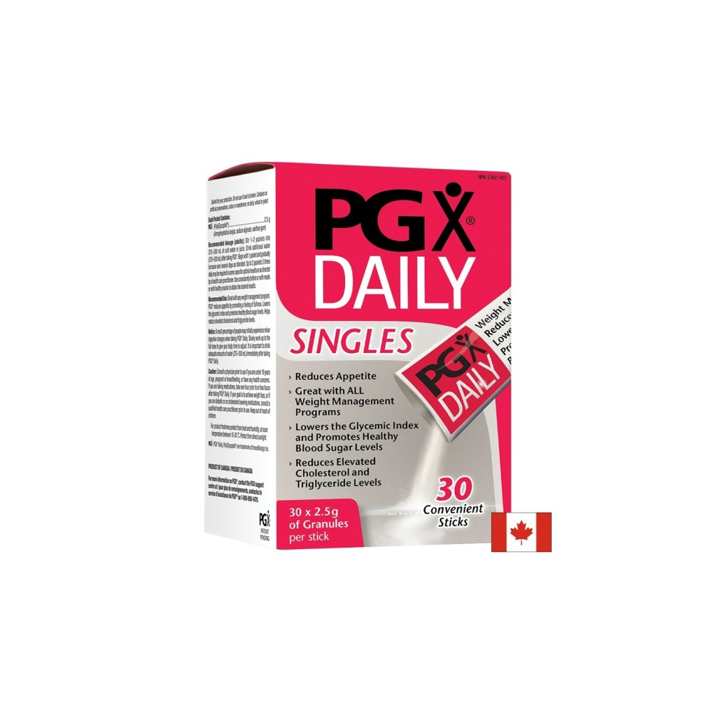 PGX® Daily Ultra Singles / За отслабване/, 30 сашета Natural Factors