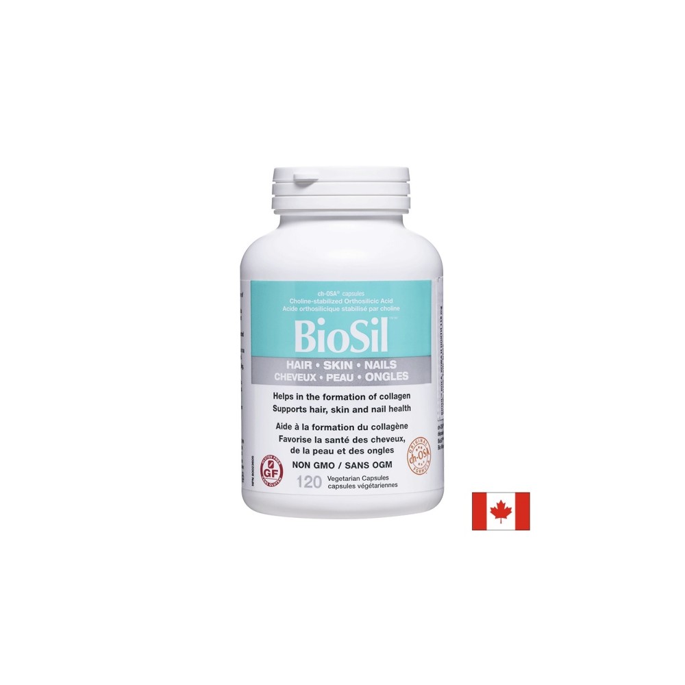 BioSil™ Hair, Skin & Nails/ Коса, кожа и нокти x 120 капсули Natural Factors BioSil™ Hair, Skin & Nails/ Коса, кожа и нокти x 120 капсули Natural Factors