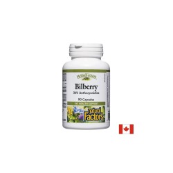 Bilberry / Черна боровинка x 90 капсули Natural Factors