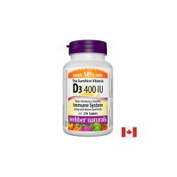 Vitamin D3 / Витамин D3, 400 IU, 270 таблетки