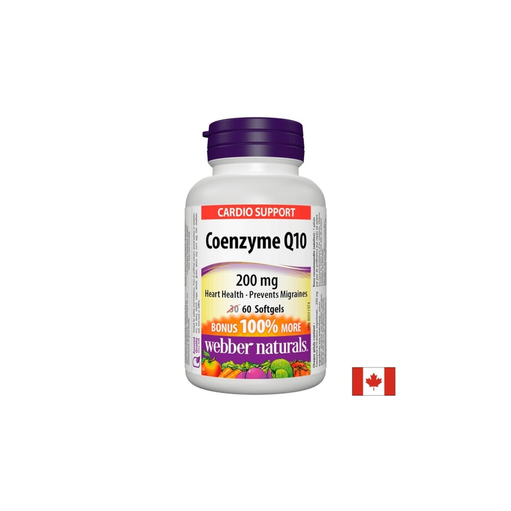 Coenzyme Q10 / Коензим Q10, 200 mg, 60 софтгел капсули Coenzyme Q10 / Коензим Q10, 200 mg, 60 софтгел капсули