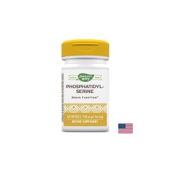 Phosphatidyl-Serine - Фосфатидил-серин - за здравето на мозъка - 100 mg, 60 софтгел капсули Nature’s Way