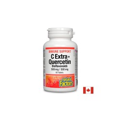 Immune Support C Extra + Quercetin Bioflavonoids / Имунна подкрепа с витамин С и кверцетин, 60 таблетки Natural Factors
