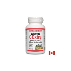 Immune Support Balanced C Extra / Витамин С (500 mg) и биофлавоноиди (500 mg), 90 таблетки Natural Factors