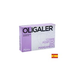Oligaler Oligoelementos - Мед, фосфор, цинк, манган/ При алергии, 20 ампули за пиене Artesania