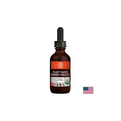 Plant-Based Kidney Health Cleanse & Support Raw Herbal Extract / Билкова смес за здрави бъбреци, 59.2 ml Global Healing
