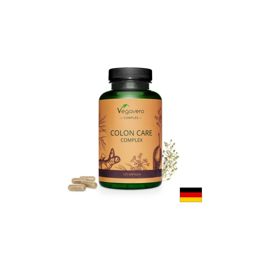 Colon Care Complex/ Детокс на дебелото черво, 120 капсули, 100% Vegan Vegavero Colon Care Complex/ Детокс на дебелото черво, 120 капсули, 100% Vegan Vegavero