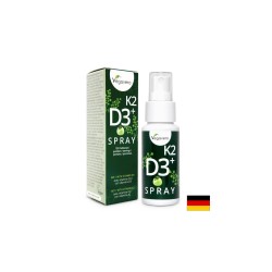 K2 + D3 Spray/ Витамин К2 + D3/ Орален спрей, 25 ml, 125 дози, 100% Vegan