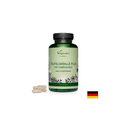 Teufelskralle Plus Mit Harpagosid/ Билкова формула с дяволски нокът, бяла върба и джинджифил, 120 капсули, 100% Vegan Vegavero