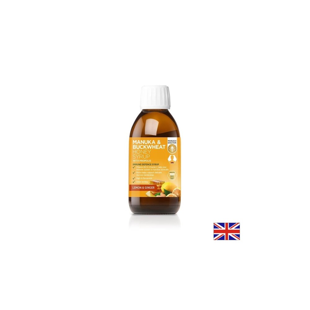 Manuka Buckwheat Honey Syrup with Propolis (Меден сироп от манука и елда с прополис / Силен имунитет, 200 ml Manuka Buckwheat Honey Syrup with Propolis (Меден сироп от манука и елда с прополис / Силен имунитет, 200 ml