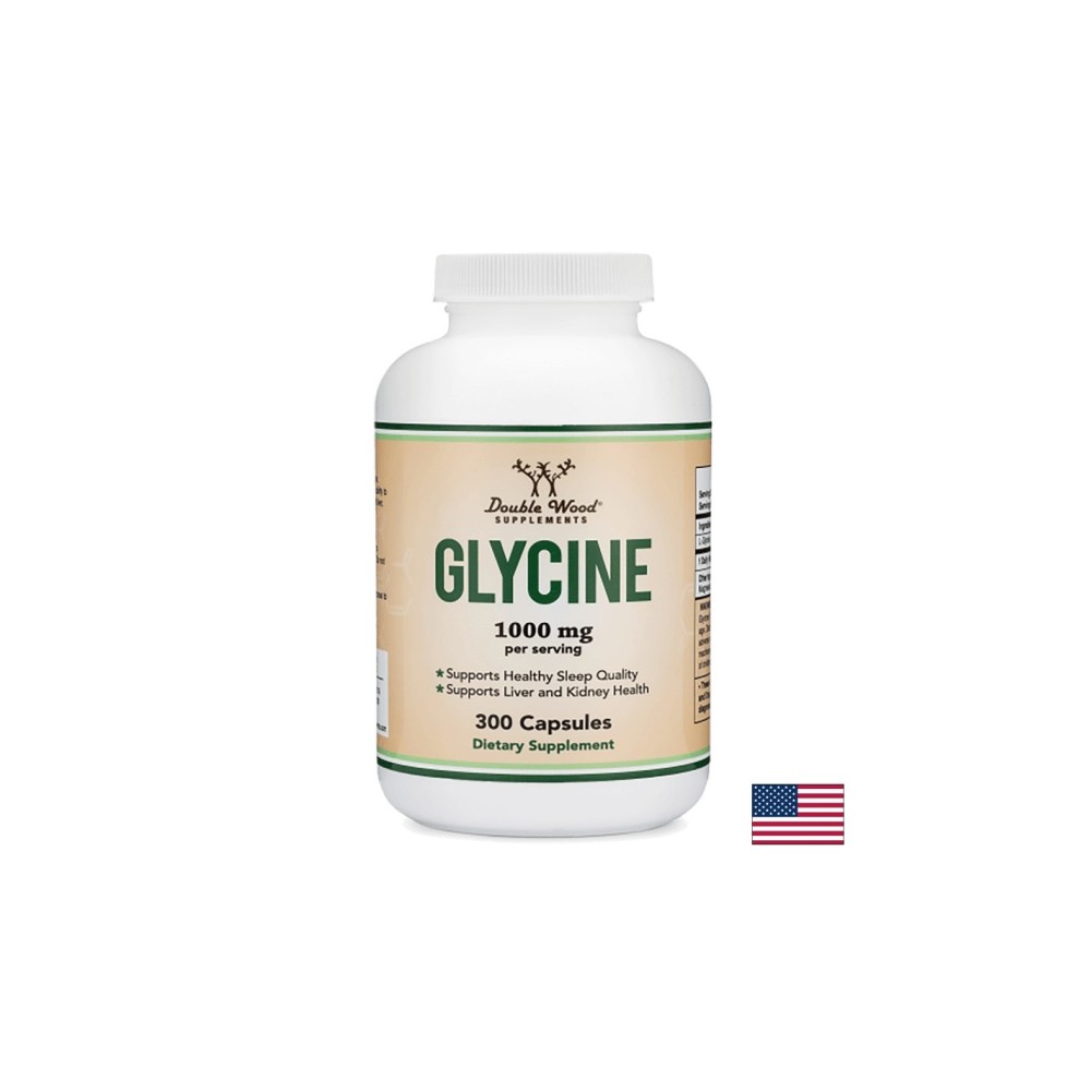 Glycine/ Глицин, 300 капсули Double Wood Glycine/ Глицин, 300 капсули Double Wood