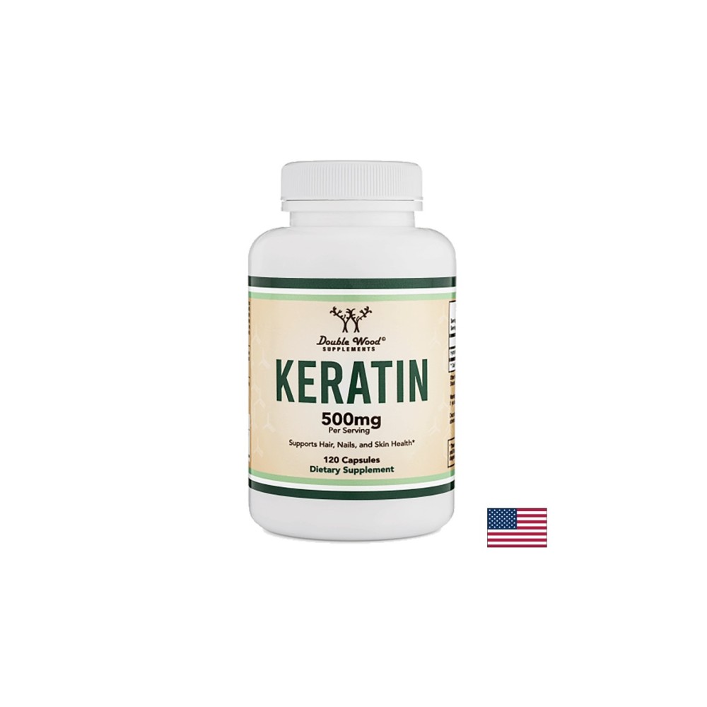 Keratin/ Кератин, 120 капсули Double Wood Keratin/ Кератин, 120 капсули Double Wood