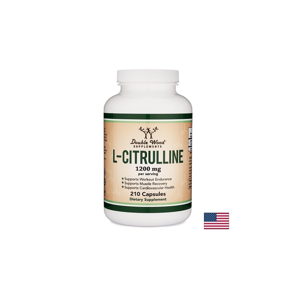 L-citrulline/ Л-цитрулин, 210 капсули Double Wood L-citrulline/ Л-цитрулин, 210 капсули Double Wood