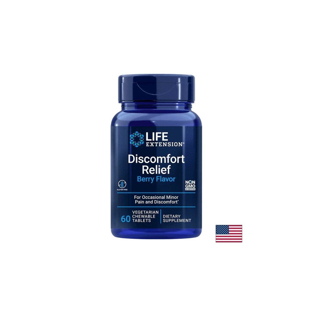 PEA Discomfort Relief/ ПЕА (Палмитоилетаноламид) 600 mg х 60 дъвчащи таблетки