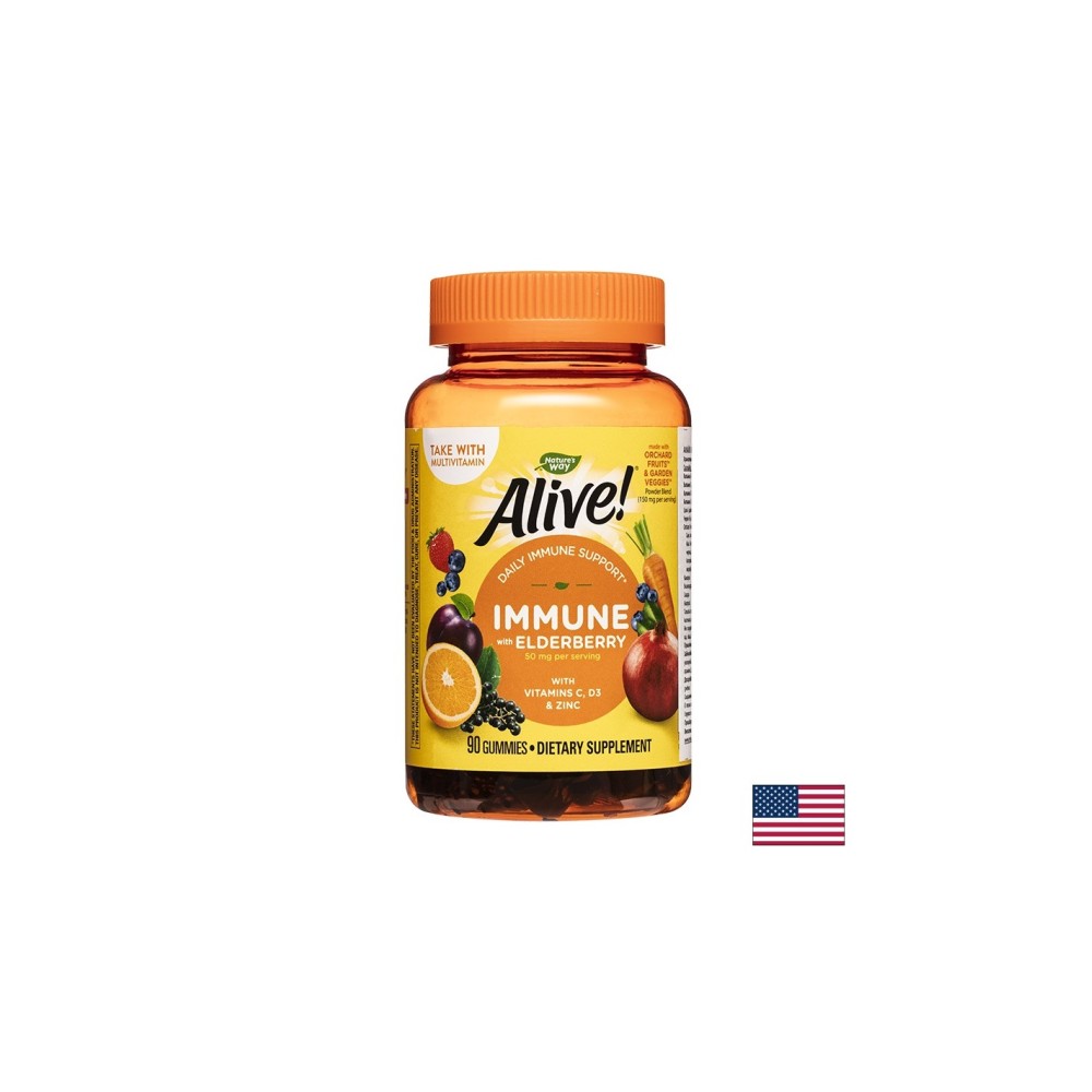 Alive! Immune Gummies/ Алайв! Имунна защита x 90 желирани таблетки Nature’s Way Alive! Immune Gummies/ Алайв! Имунна защита x 90 желирани таблетки Nature’s Way