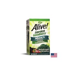 Alive! Garden Goodness™ Men`s Multi-Vitamin/ Алайв! Мултивитамини за мъже х 60 таблетки Nature’s Way