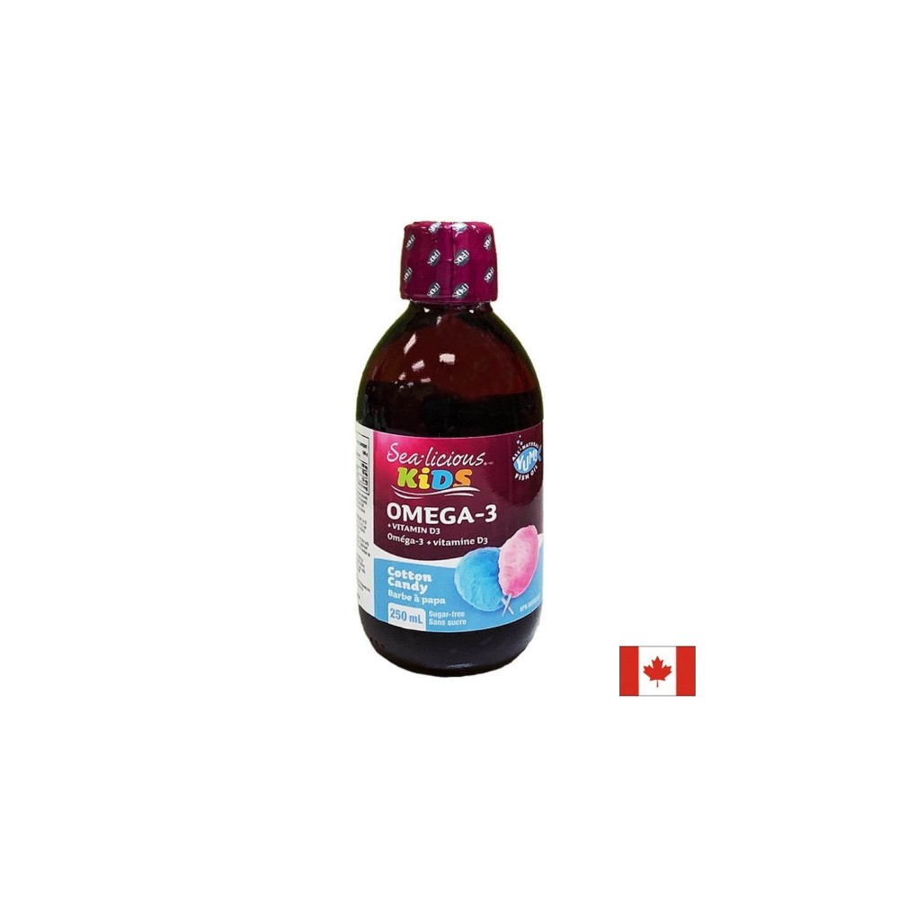 Sea-Licious® Kids Omega-3 + Vitamin D3 / Омега-3 1500 mg + Витамин D3 400 IU за деца, 250 ml Natural Factors Sea-Licious® Kids Omega-3 + Vitamin D3 / Омега-3 1500 mg + Витамин D3 400 IU за деца, 250 ml Natural Factors