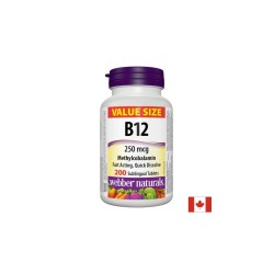 Vitamin B12 Methylcobalamin - Витамин В12 метилкобаламин 250 µg, 200 сублингвални таблетки