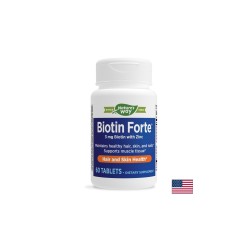 Biotin Forte® - Биотин форте® с цинк, 60 таблетки Nature’s Way