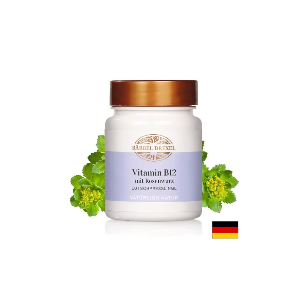При стрес и преумора - Формула с витамин В12 и златен корен, 90 таблетки за смучене Bärbel Drexel